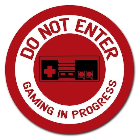 Signmission 16 in Height, 0.01 in Width, Vinyl, D-16-CIR-Do Not Enter NES, D-16-CIR-Do Not Enter NES D-16-CIR-Do Not Enter NES